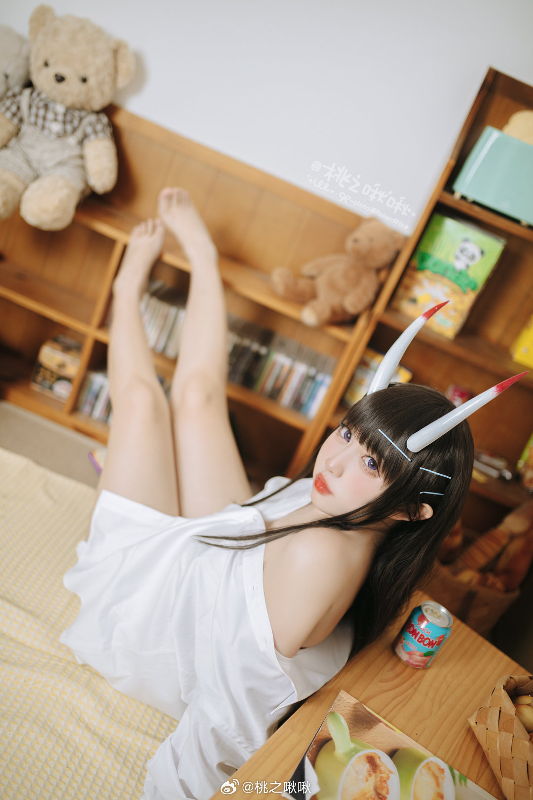 [COSPLAY] 碧蓝航线 呼…那就稍微准备下……今天也要加油哦。@桃之啾啾