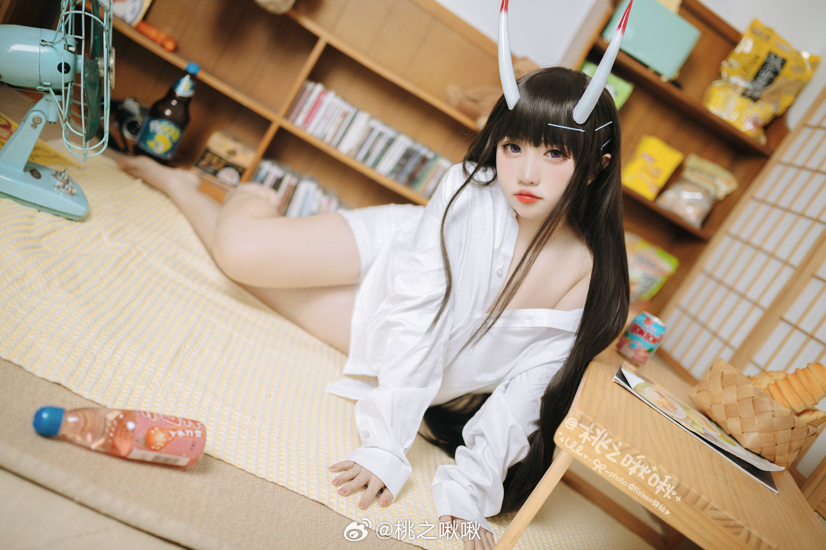 [COSPLAY] 碧蓝航线 呼…那就稍微准备下……今天也要加油哦。@桃之啾啾