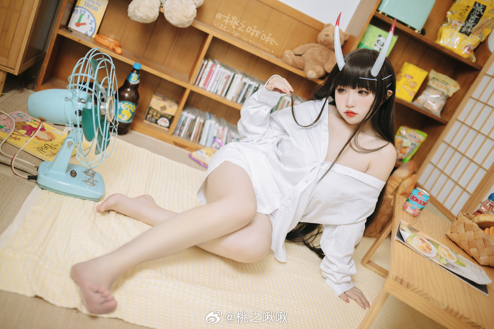 [COSPLAY] 碧蓝航线 呼…那就稍微准备下……今天也要加油哦。@桃之啾啾
