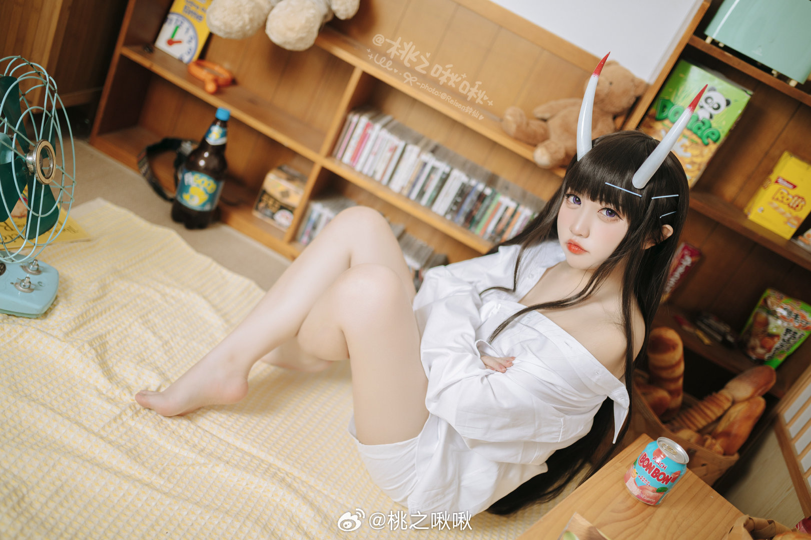 [COSPLAY] 碧蓝航线 呼…那就稍微准备下……今天也要加油哦。@桃之啾啾