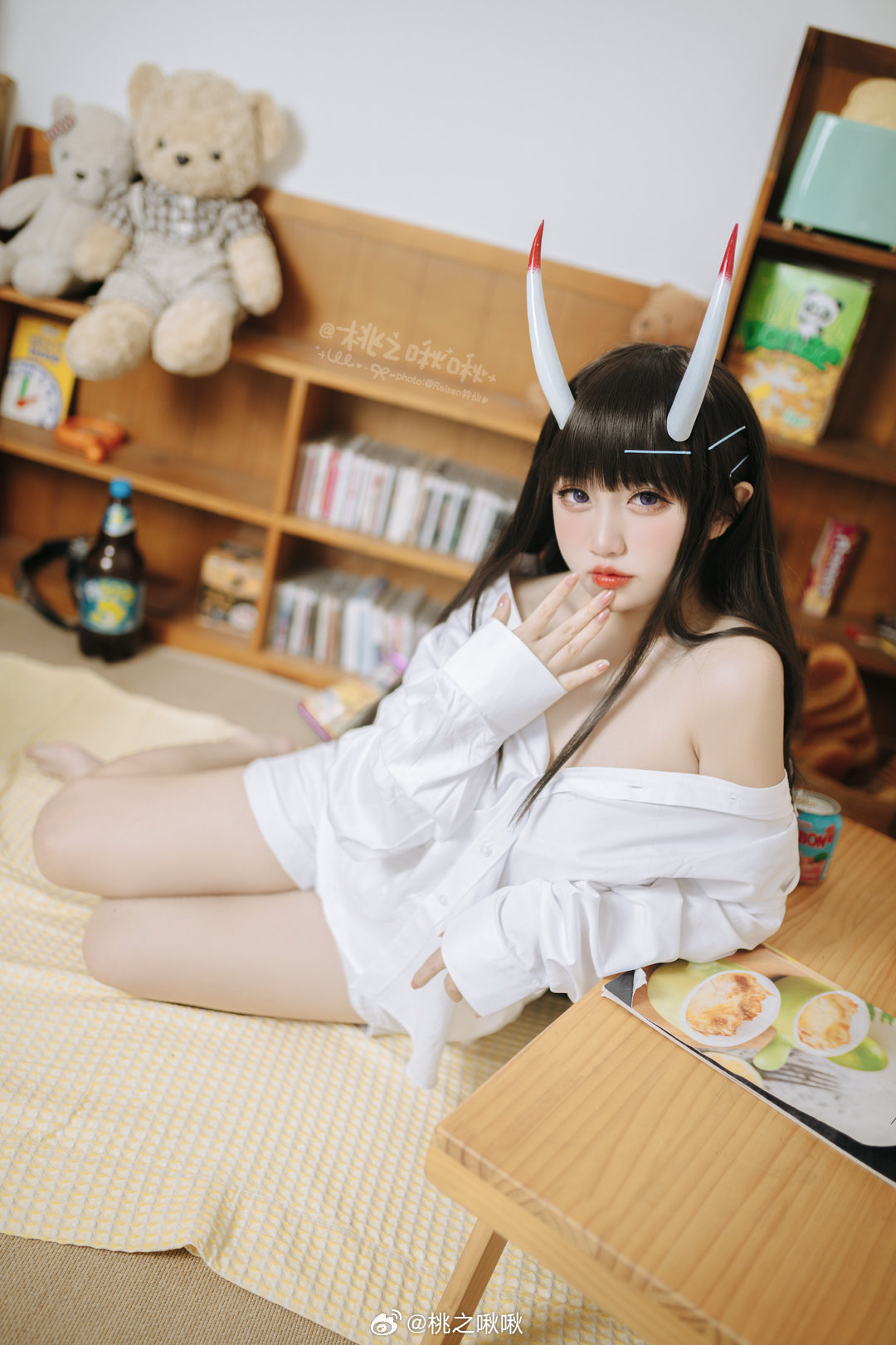 [COSPLAY] 碧蓝航线 呼…那就稍微准备下……今天也要加油哦。@桃之啾啾