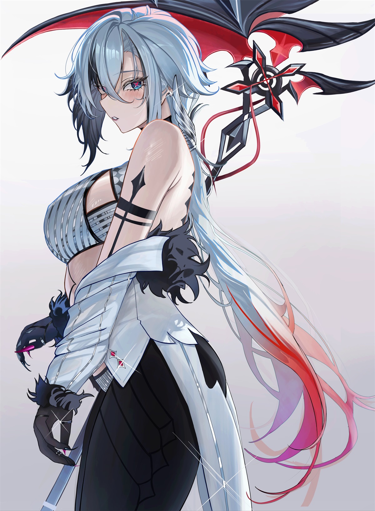 [精选插画] 初音未来 碧蓝档案 早濑优香 飞鸟马时 星穹铁道 卡芙卡 大黑塔 东方Project 东风谷早苗 [40P/228MB]