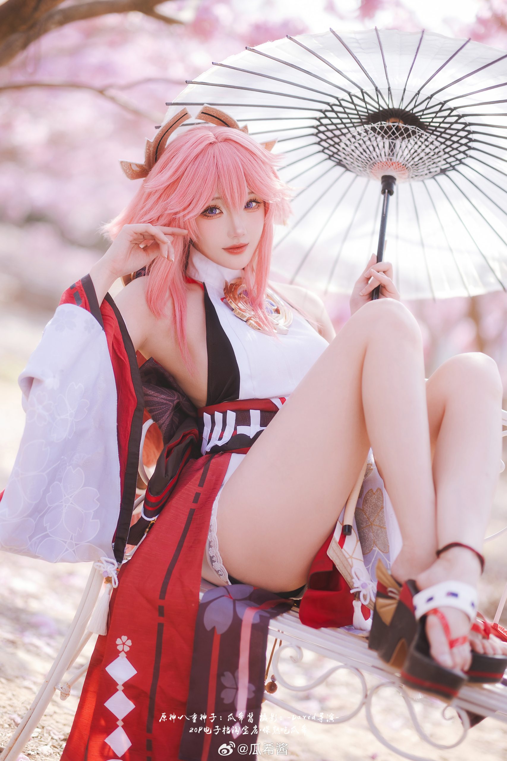 [COSPLAY] 世事流转，人聚又散，原神 八重神子@瓜希酱