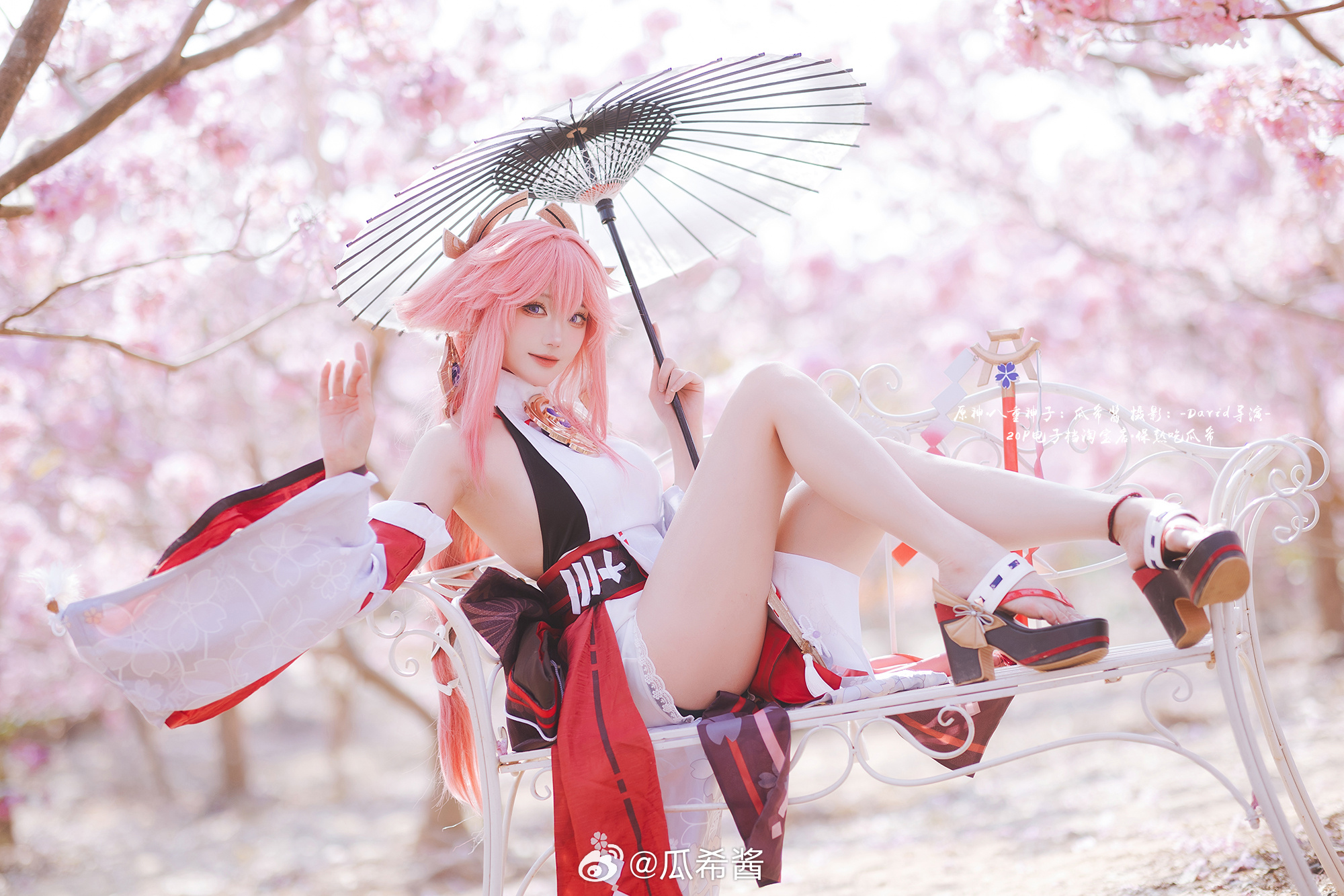 [COSPLAY] 世事流转，人聚又散，原神 八重神子@瓜希酱