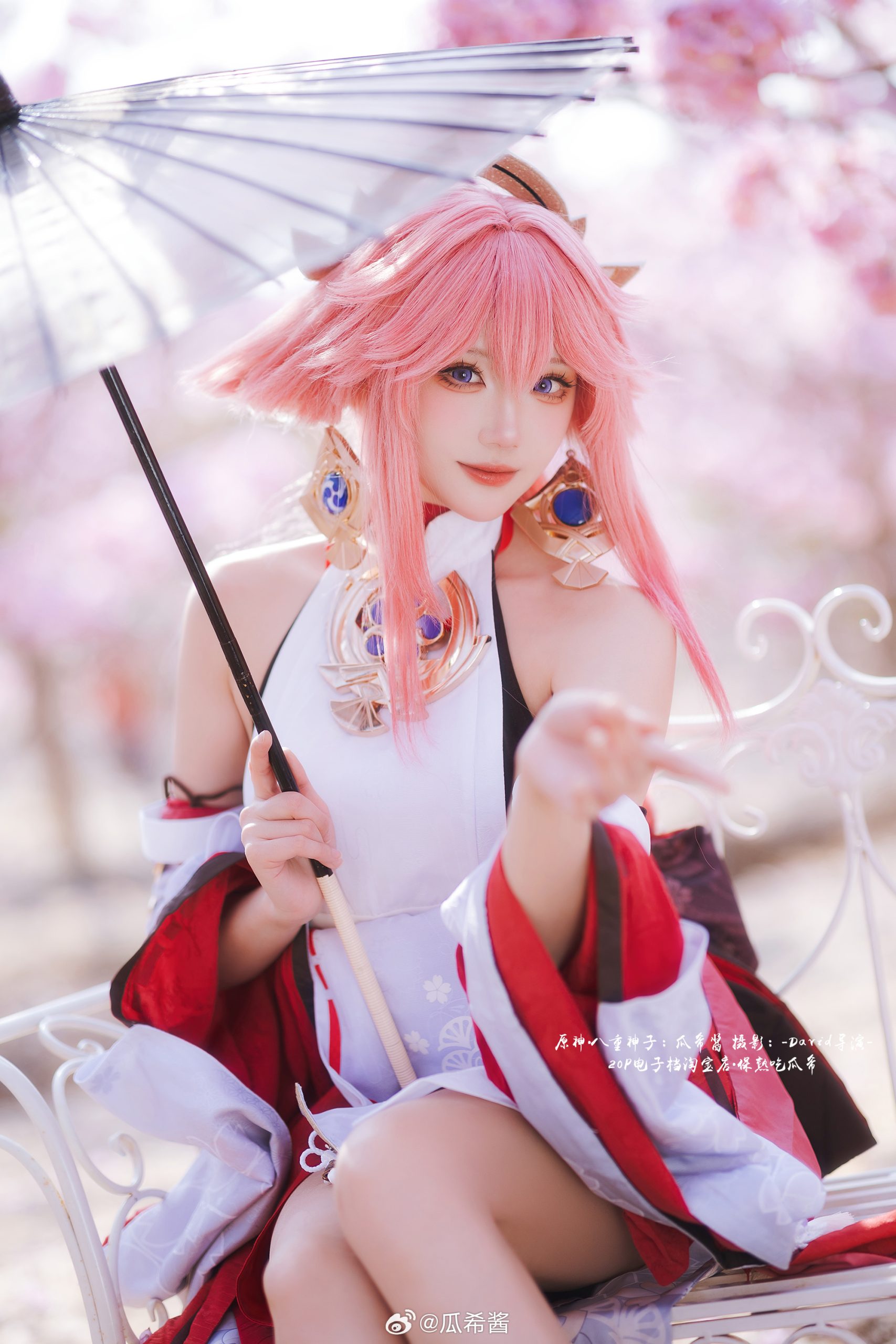 [COSPLAY] 世事流转，人聚又散，原神 八重神子@瓜希酱