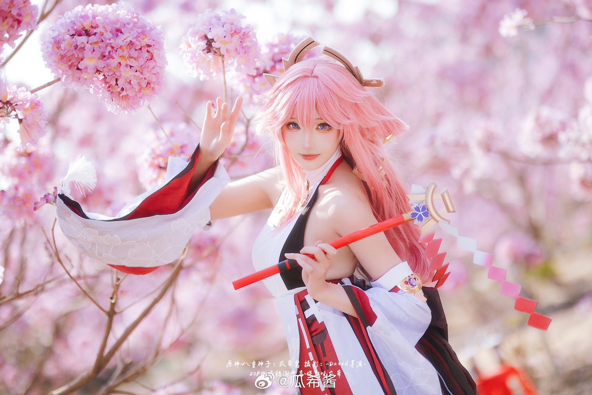 [COSPLAY] 世事流转，人聚又散，原神 八重神子@瓜希酱